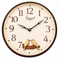 Siddharth Quartz Bird Design Wall Clock – Elegant Decorative Silent Analog Clock for Home & Office