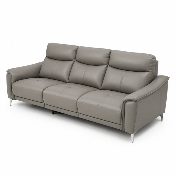 Modern Grey 3-Seater Sofa