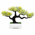 Artificial Bonsai Tree with White Ceramic Planter